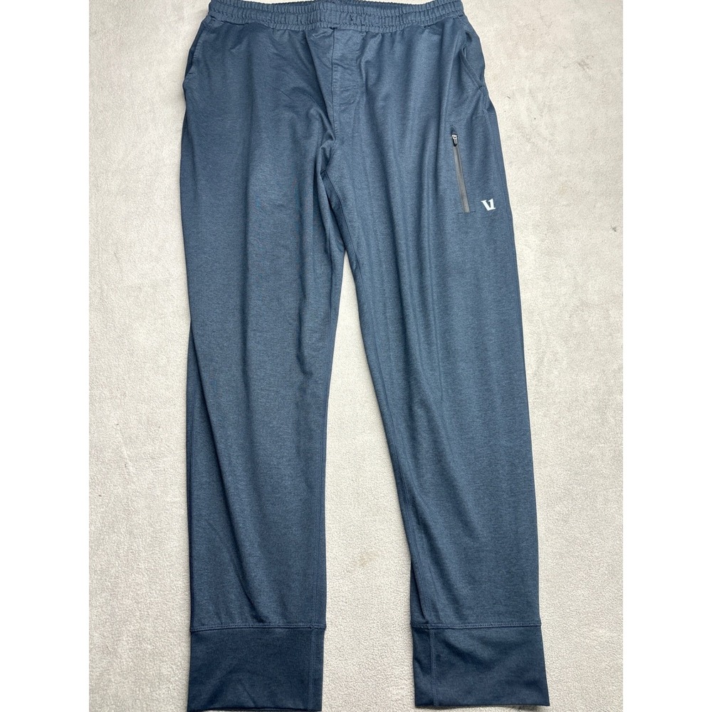 Vuori Ponto Performance Pant Mens XL Heathered Charcoal Blue Joggers V416
